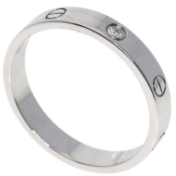 CARTIER White Gold Diamond Love Ring - Picture 1 of 9